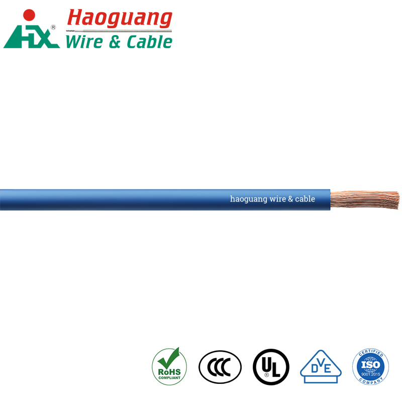 The specification of the single core cable(2)